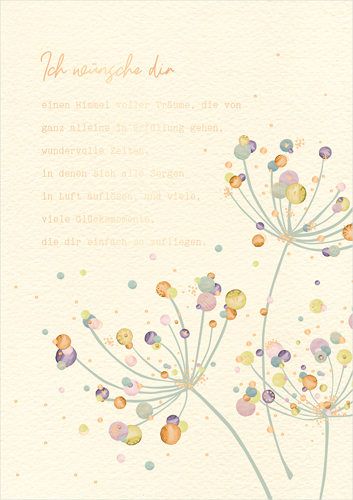 Ich wünsche dir...