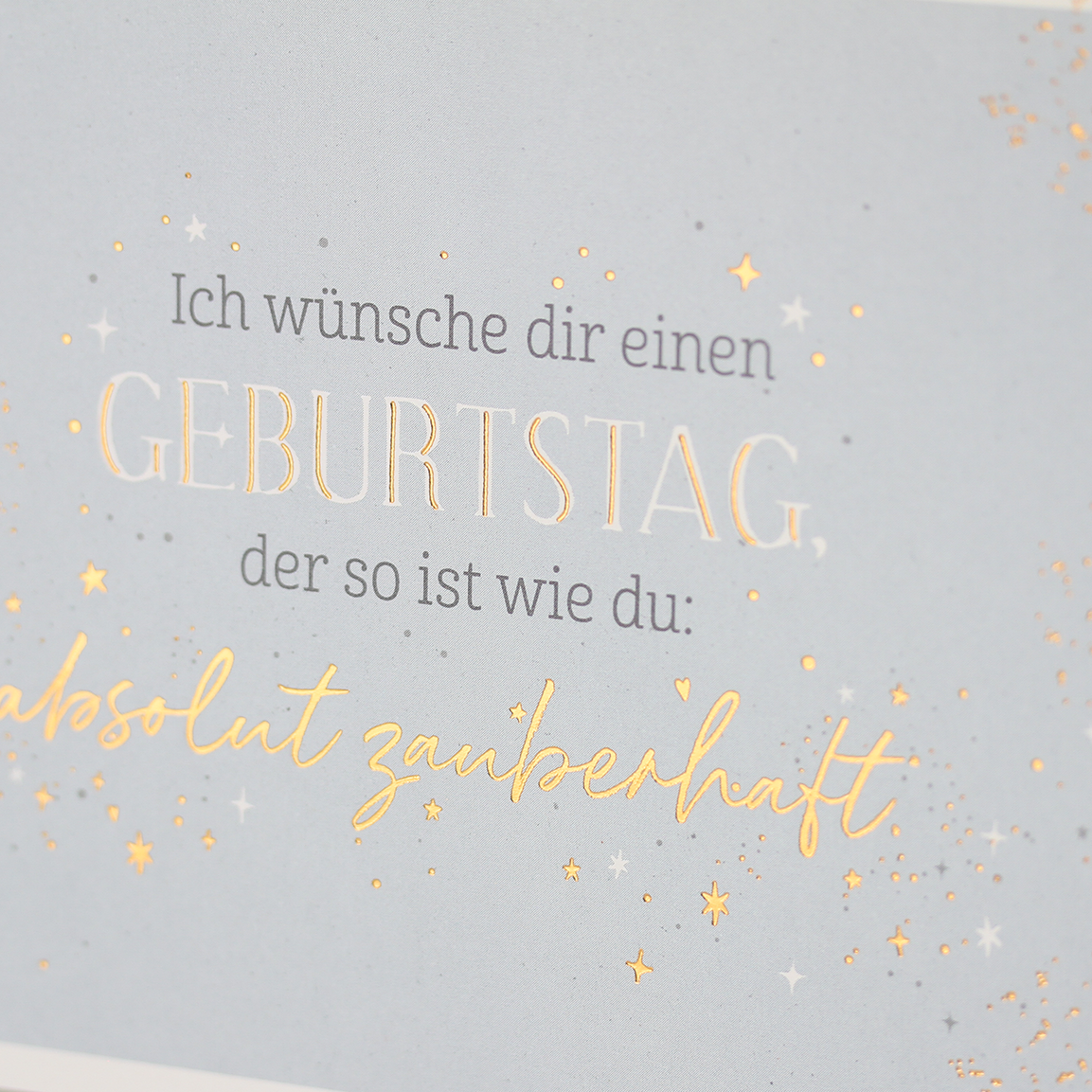 Ich wünsche dir...