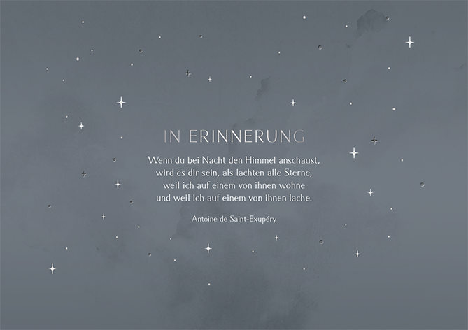 In Erinnerung...