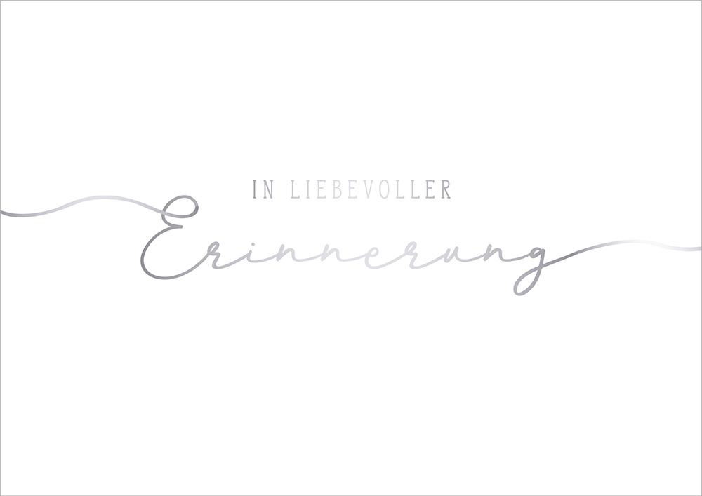In liebevoller Erinnerung