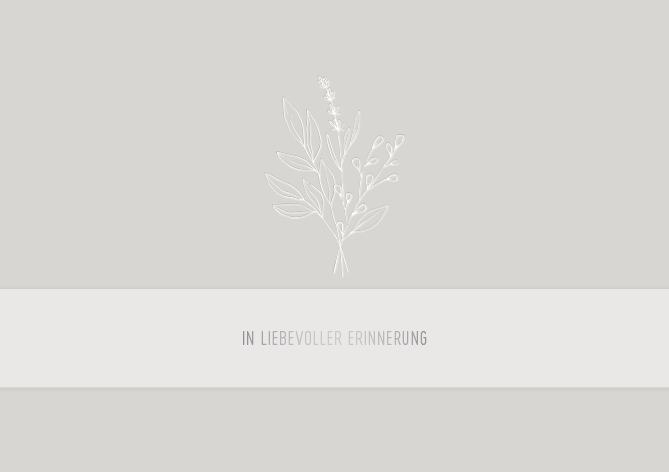In liebevoller Erinnerung