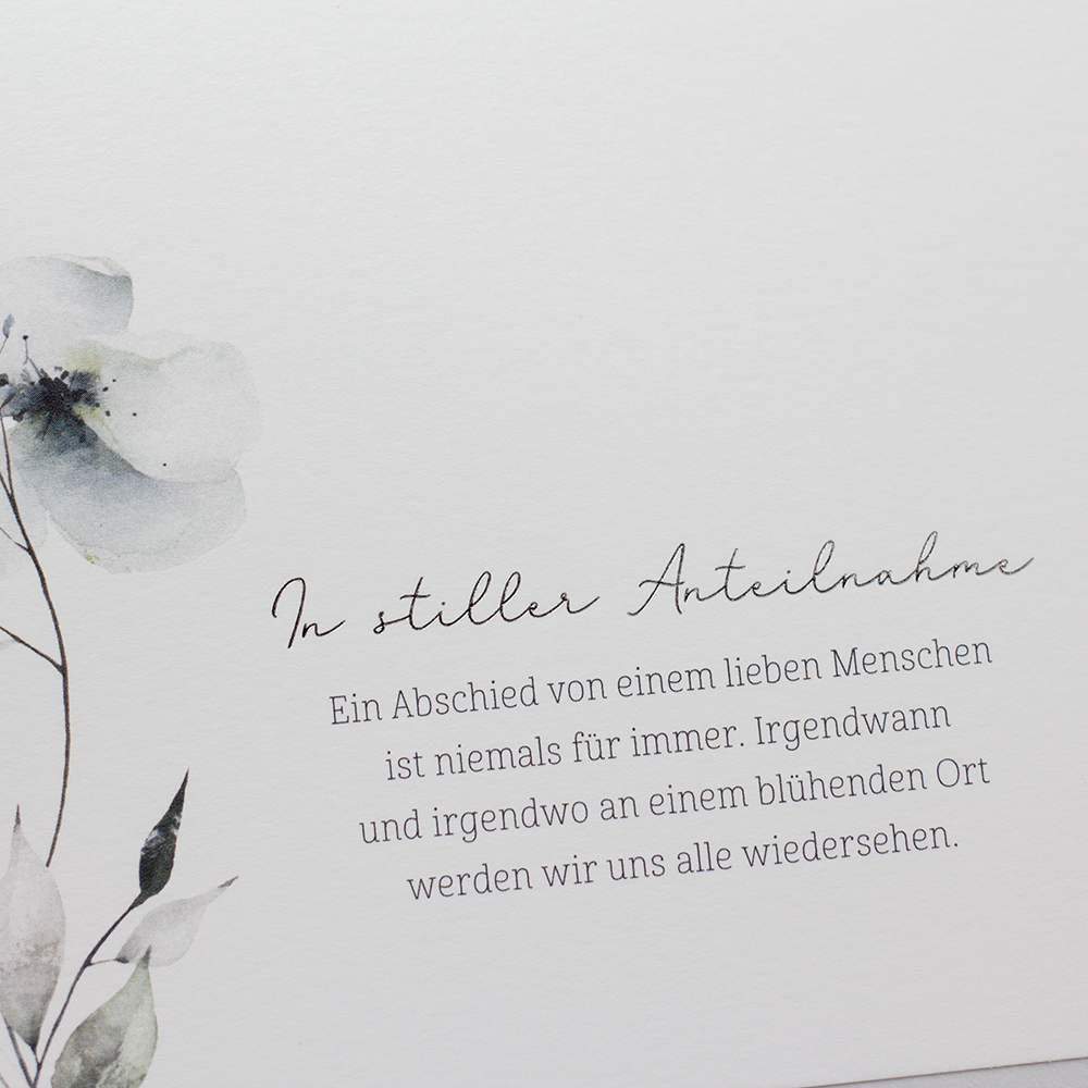 In stiller Anteilnahme...