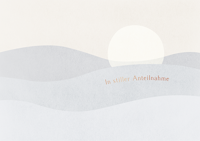 In stiller Anteilnahme