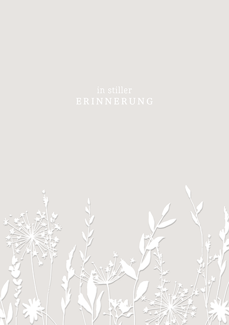 In stiller Erinnerung