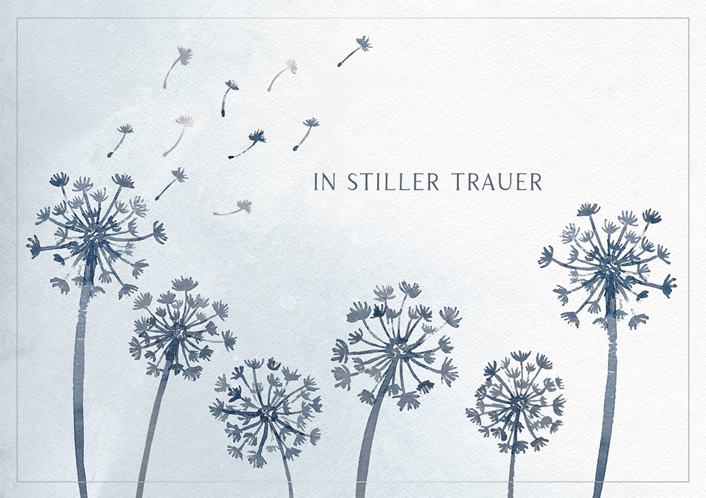 In stiller Trauer