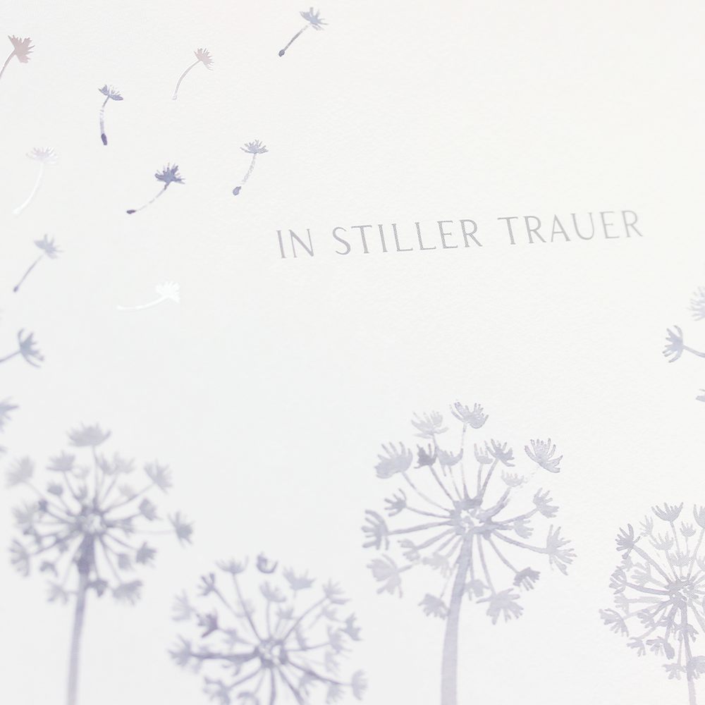 In stiller Trauer