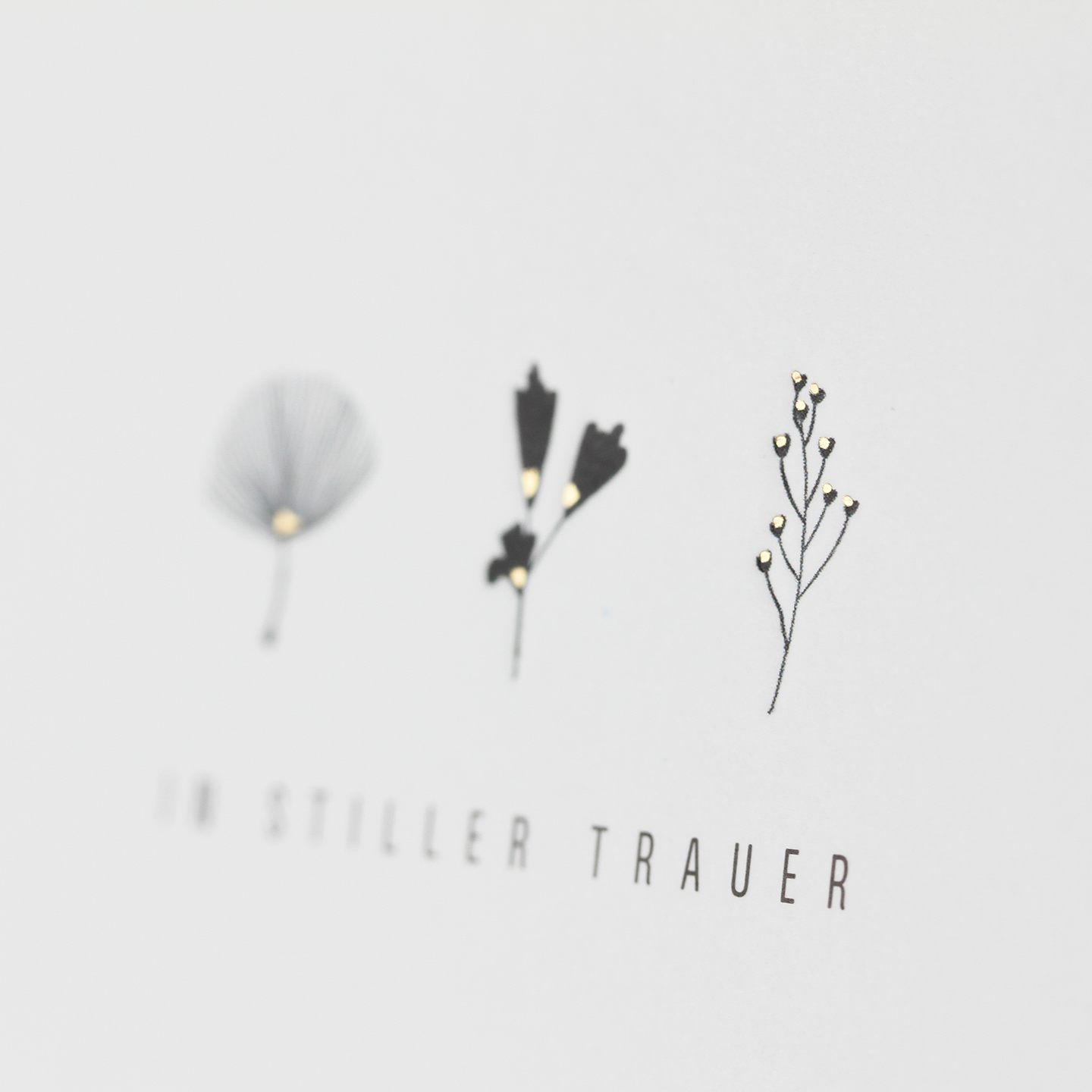 In stiller Trauer
