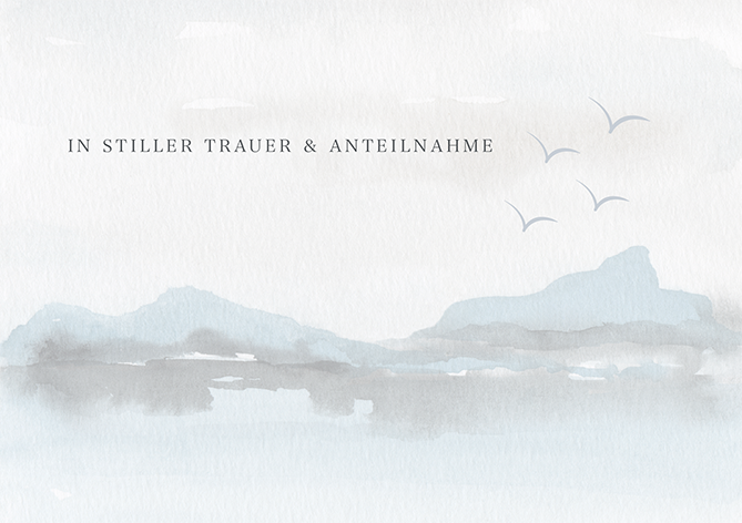 In stiller Trauer & Anteilnahme