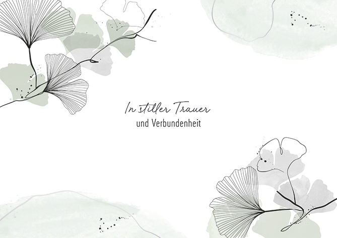 In stiller Trauer und Verbundenheit