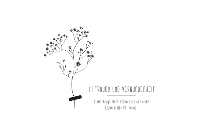 In Trauer und Verbundenheit...