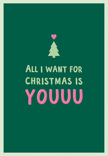 All i want for Christmas...