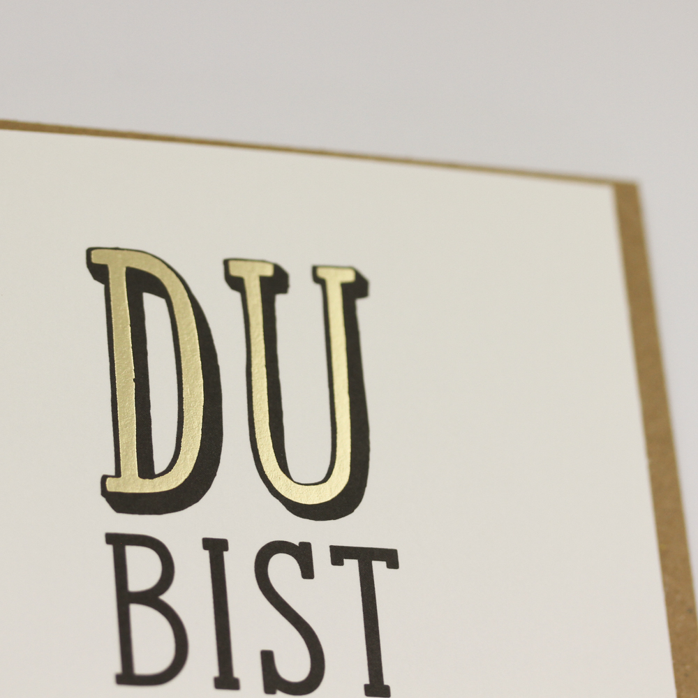 Du bist wundervoll...