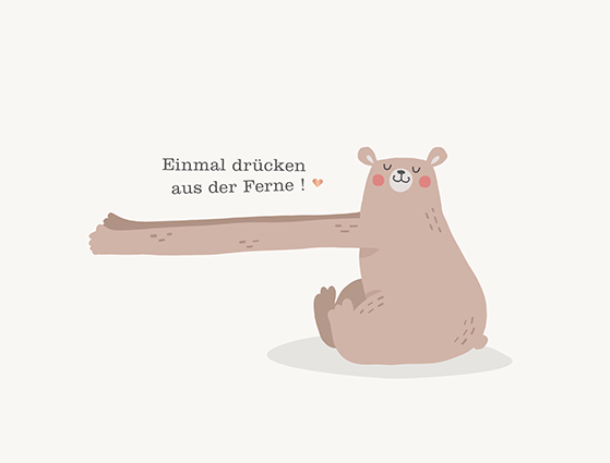 Einmal drücken...