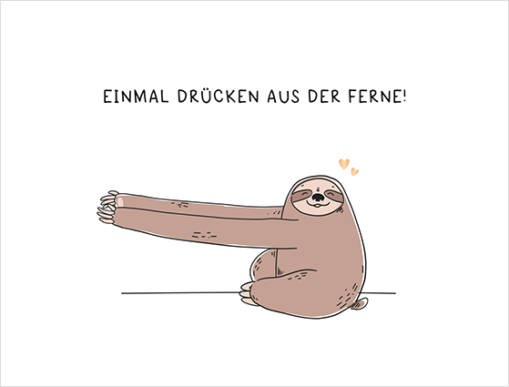 Einmal drücken...