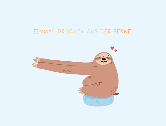 Einmal drücken...