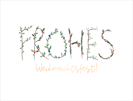 Frohes Weihnachtsfest!