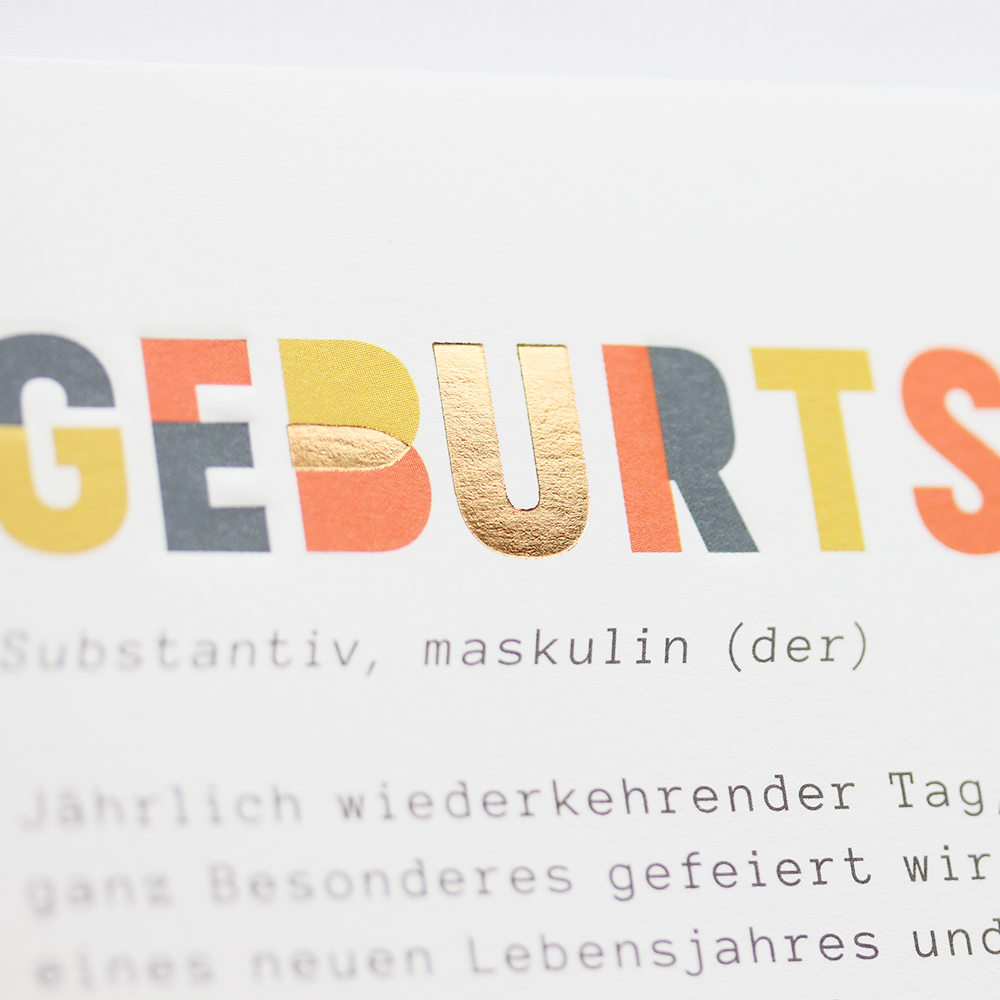 Geburtstag...