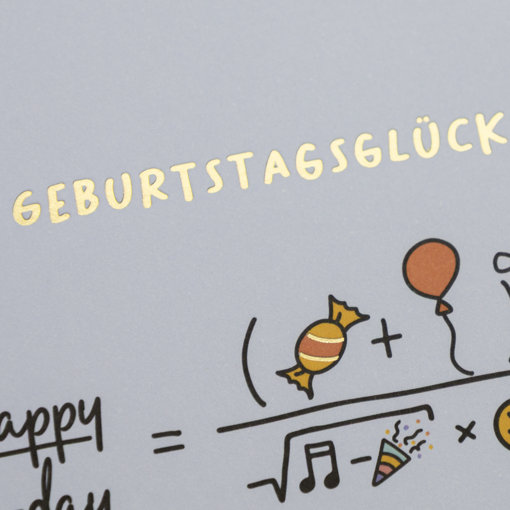 Geburtstagsglücksformel