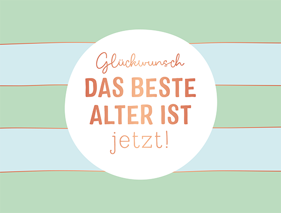 Glückwunsch...