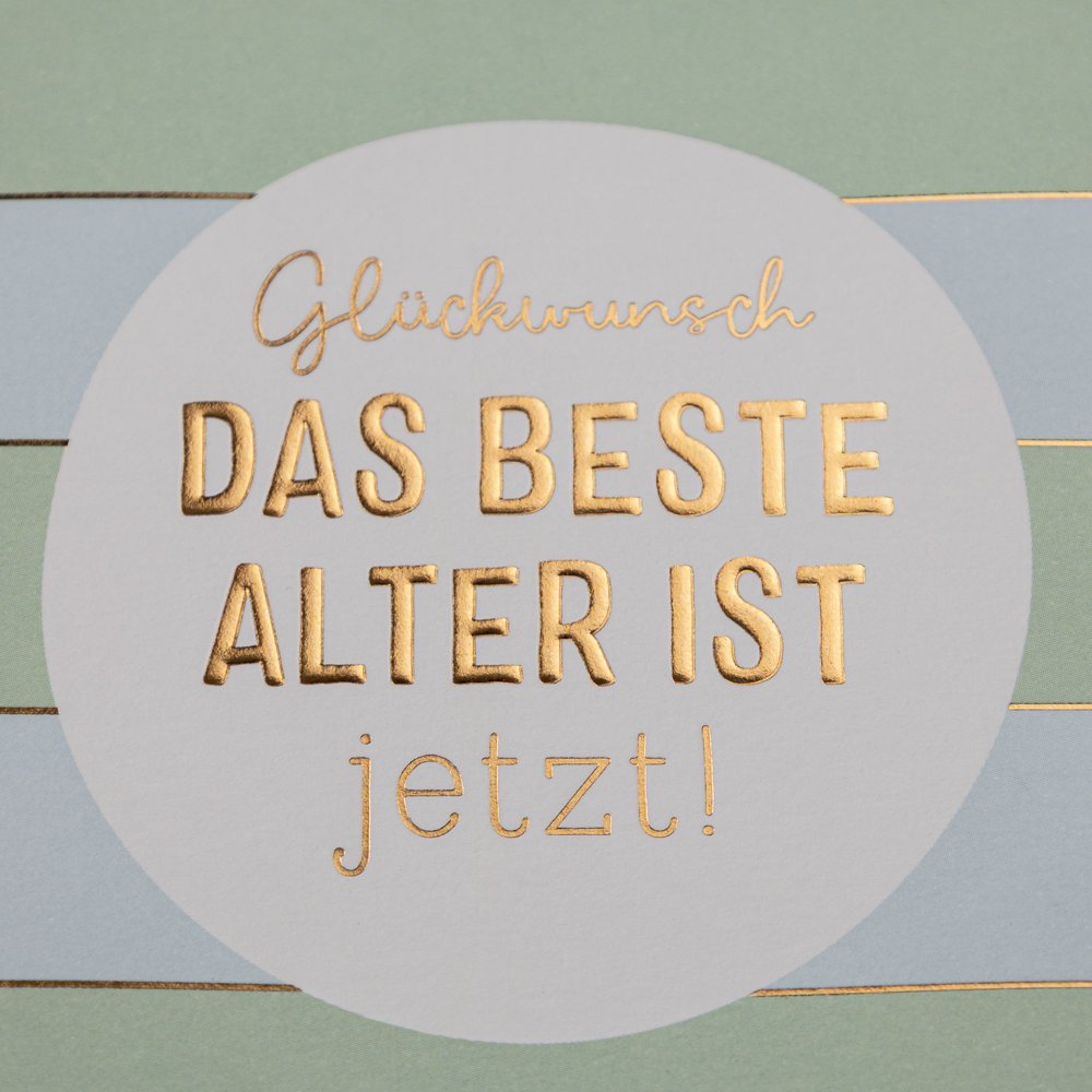 Glückwunsch...