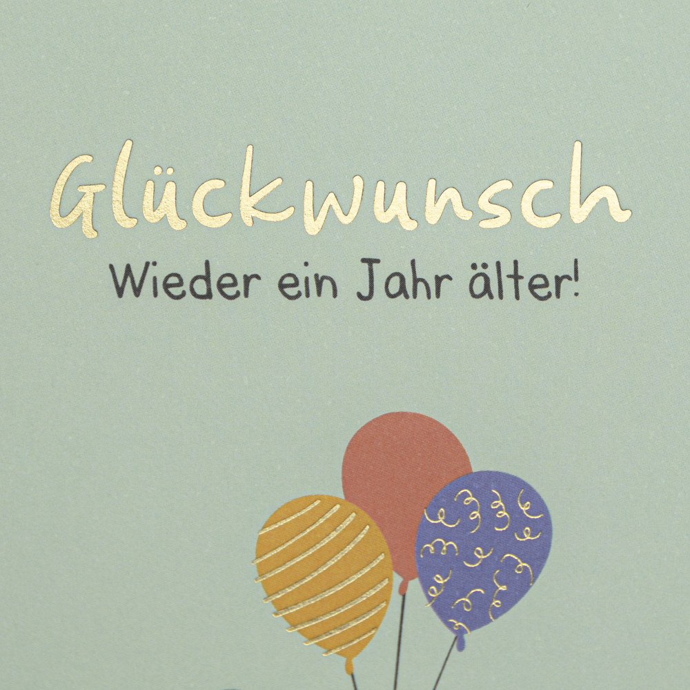 Glückwunsch...
