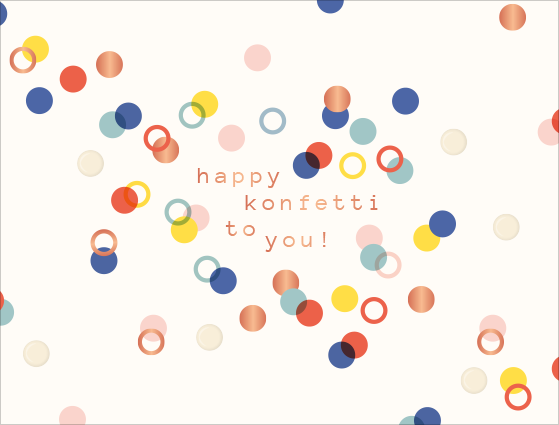 happy konfetti...