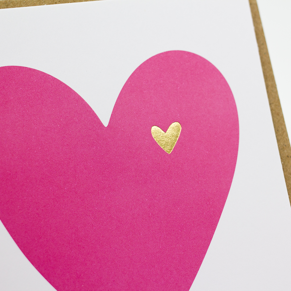 Happy Moments Doppelkarte (klein)  Hotfoil Luxor 423 