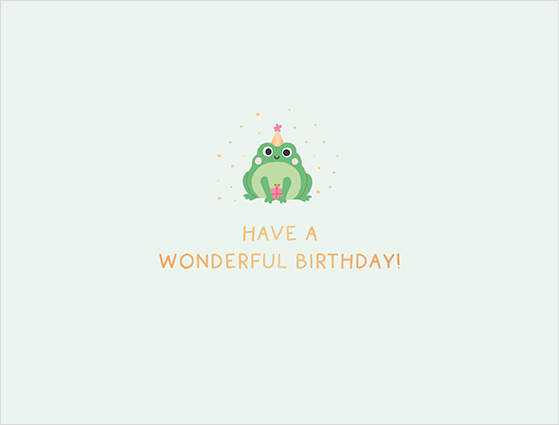 Have a wonderful birthday!
