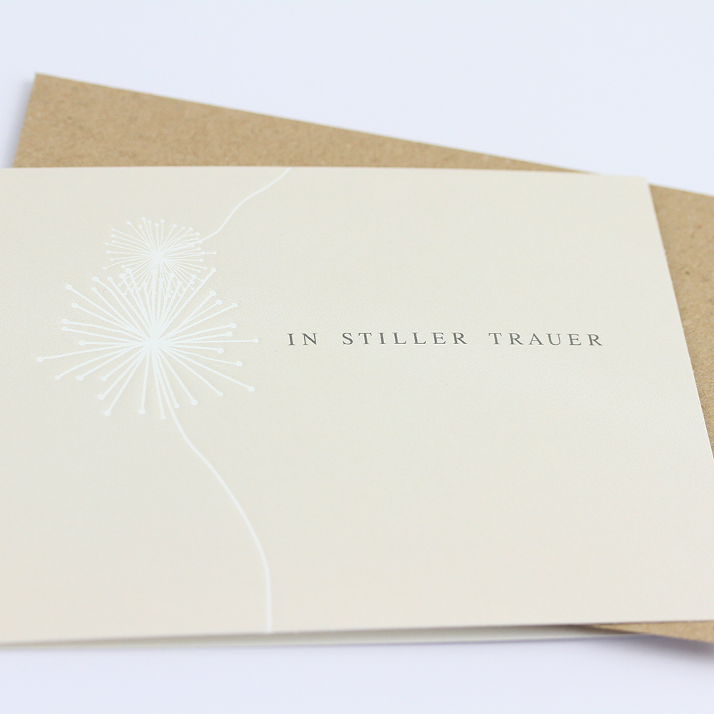 In stiller Trauer