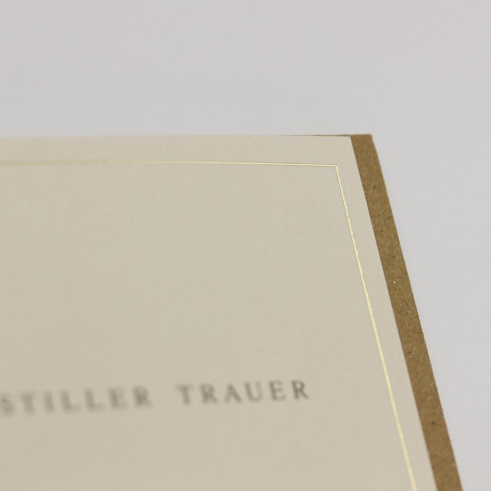 In stiller Trauer