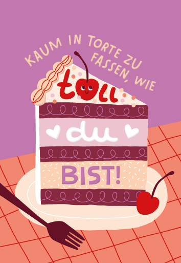 Kaum in Torte zu fassen...