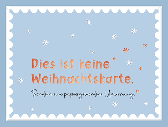 Keine Weihnachtskarte...