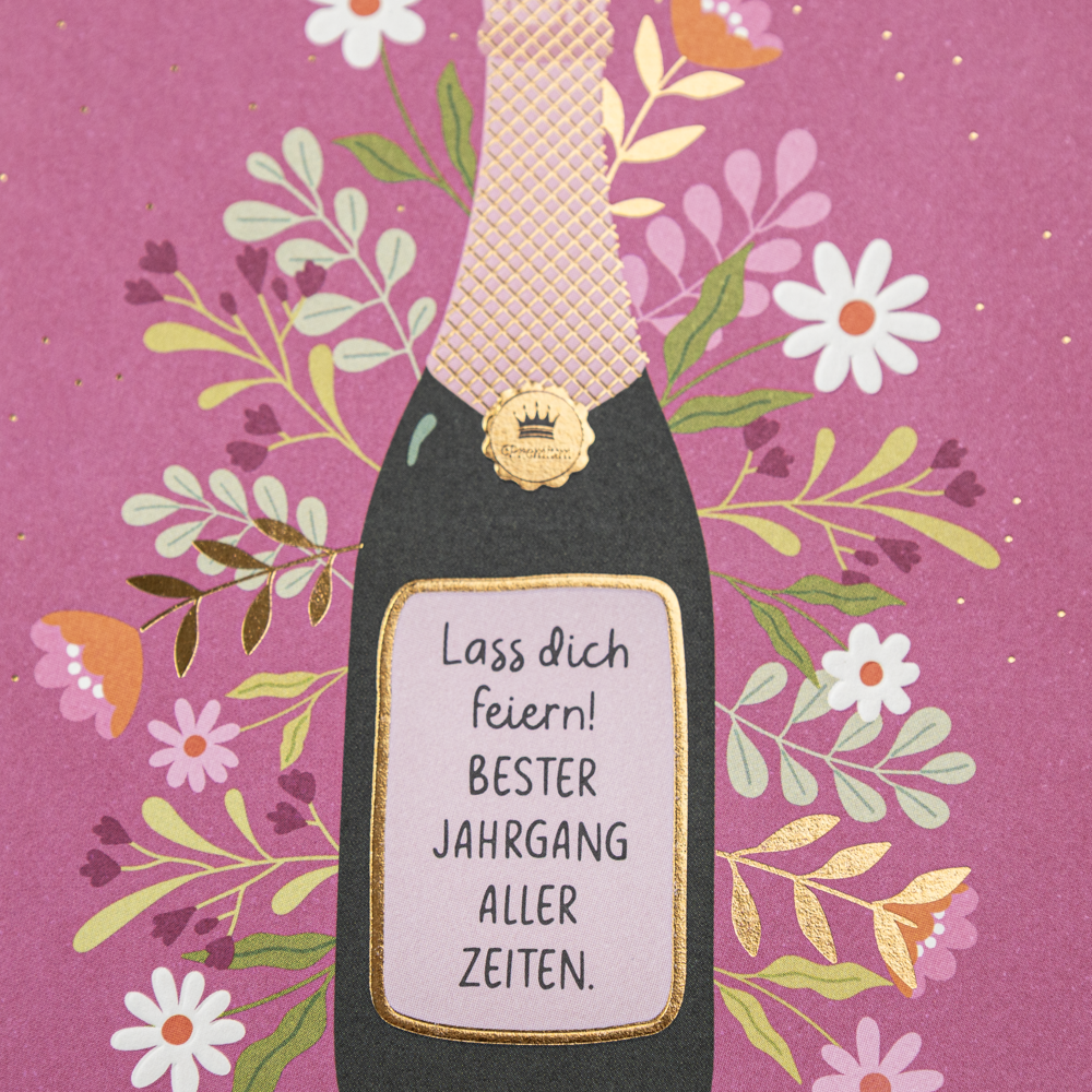 Lass dich feiern...