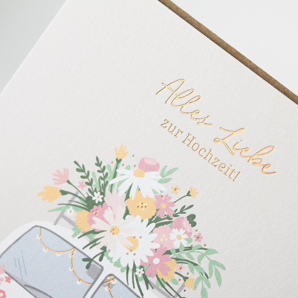 LETTERART Doppelkarte  Hotfoil Luxor 397 