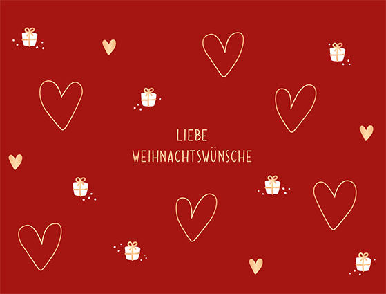 Liebe Weihnachtswünsche