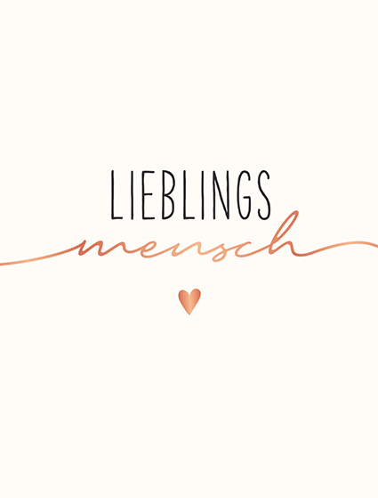 Lieblingsmensch