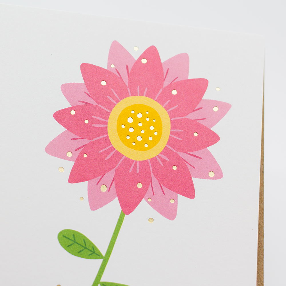Maus mit Blume