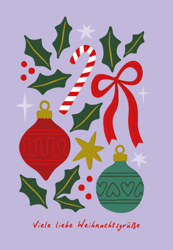 Viele liebe Weihnachtsgrüße