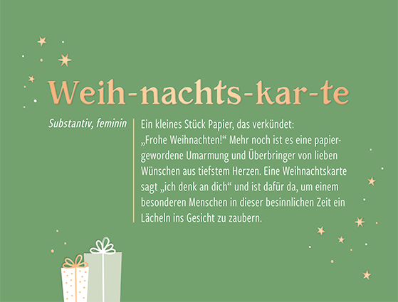 Weih-nachts-kar-te