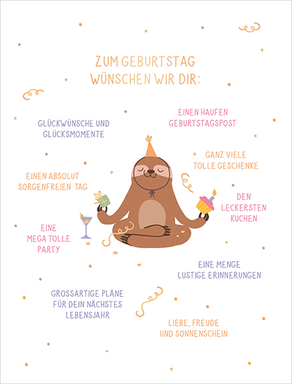 Zum Geburtstag...