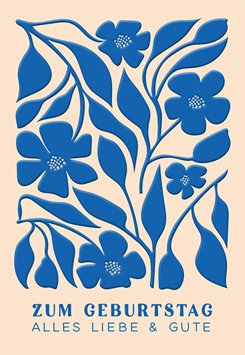 Zum Geburtstag alles Liebe & Gute