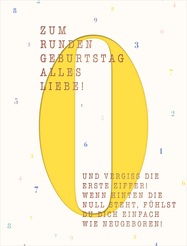 Zum runden Geburtstag...