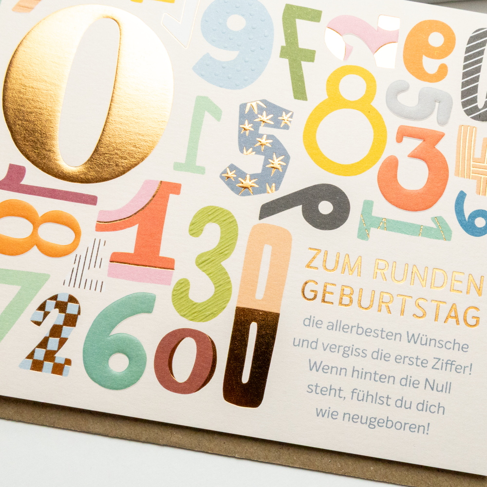 Zum runden Geburtstag