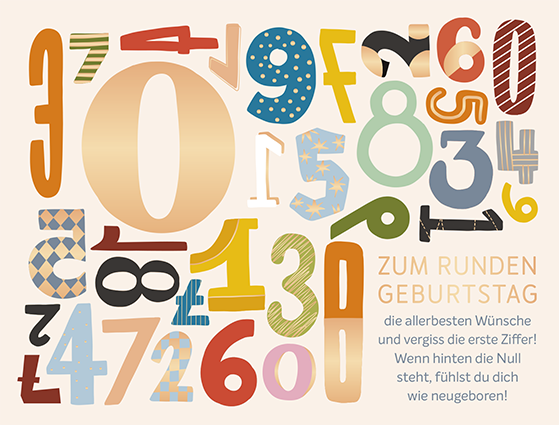 Zum runden Geburtstag...