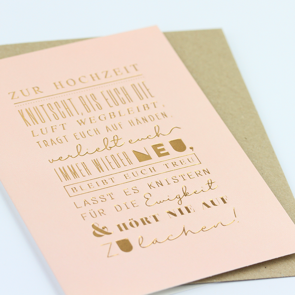 Zur Hochzeit ️ Grafik Werkstatt