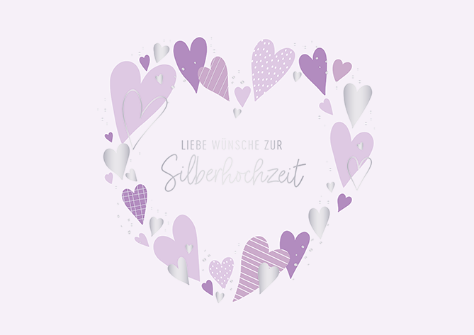 Liebe Wünsche zur Silberhochzeit