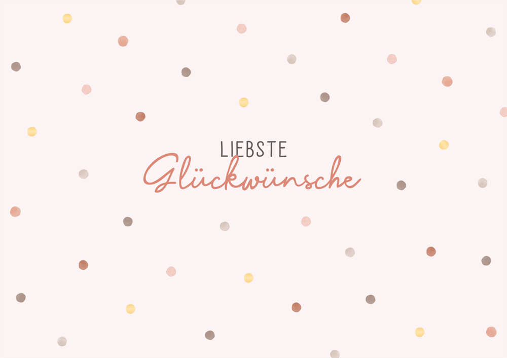 Liebste Glückwünsche