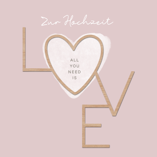 Zur Hochzeit...