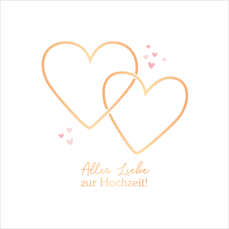 Alles Liebe zur Hochzeit!