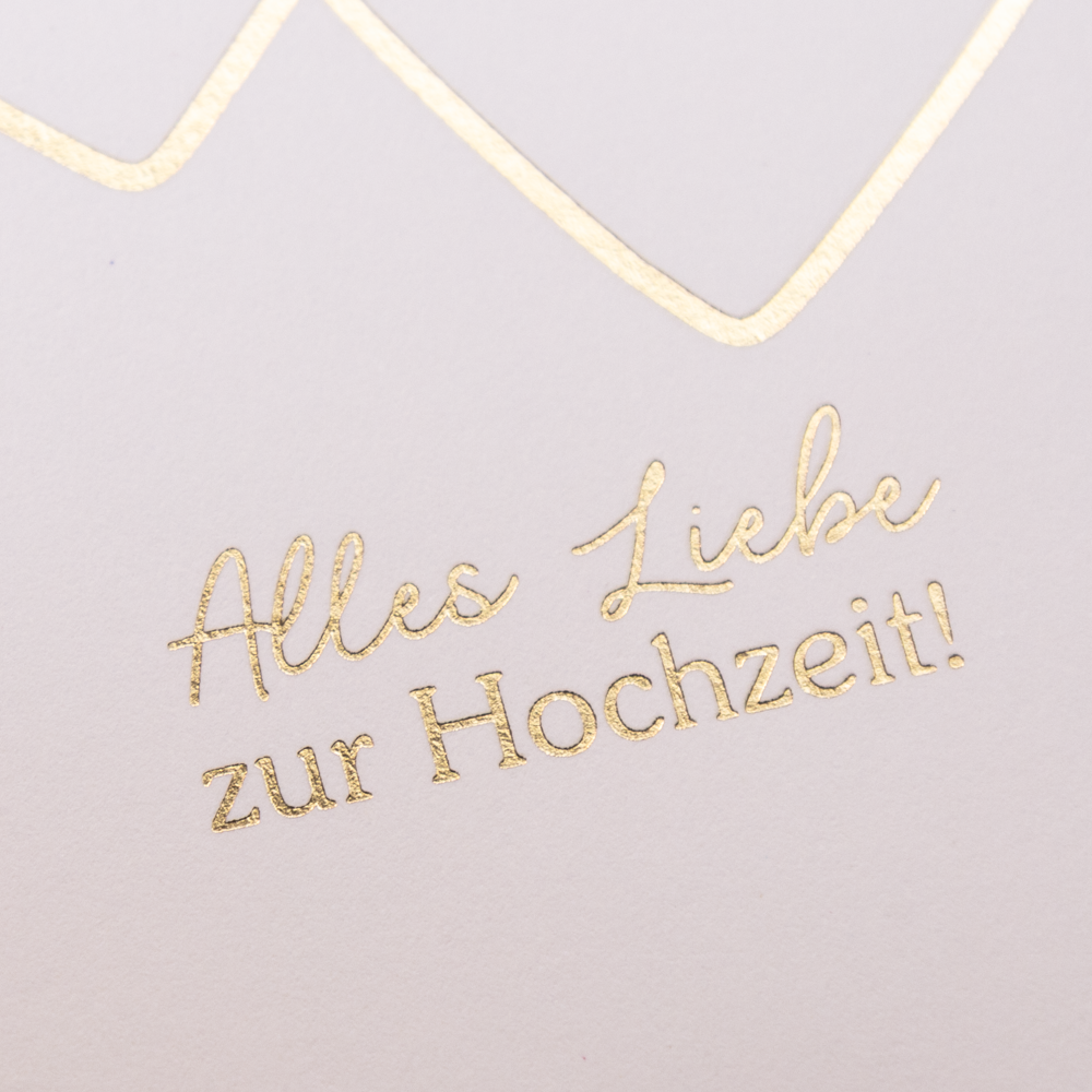 Alles Liebe zur Hochzeit!